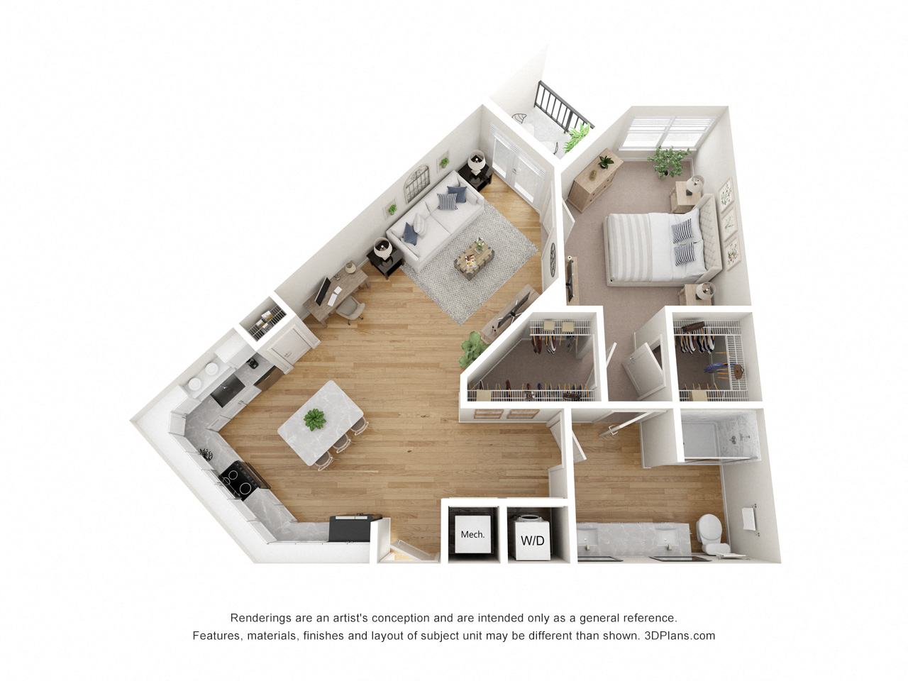 Floor plan layout diagram
